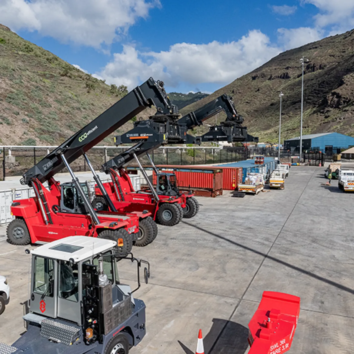 New Port Equipment Reaches One of the World's Most Remote Islands