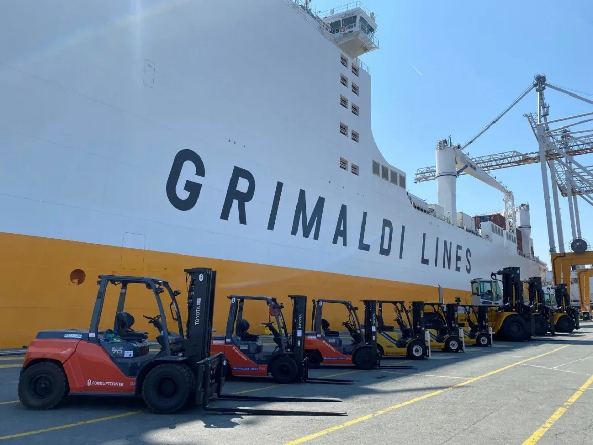 Forkliftcenter and Grimaldi partnering for the future