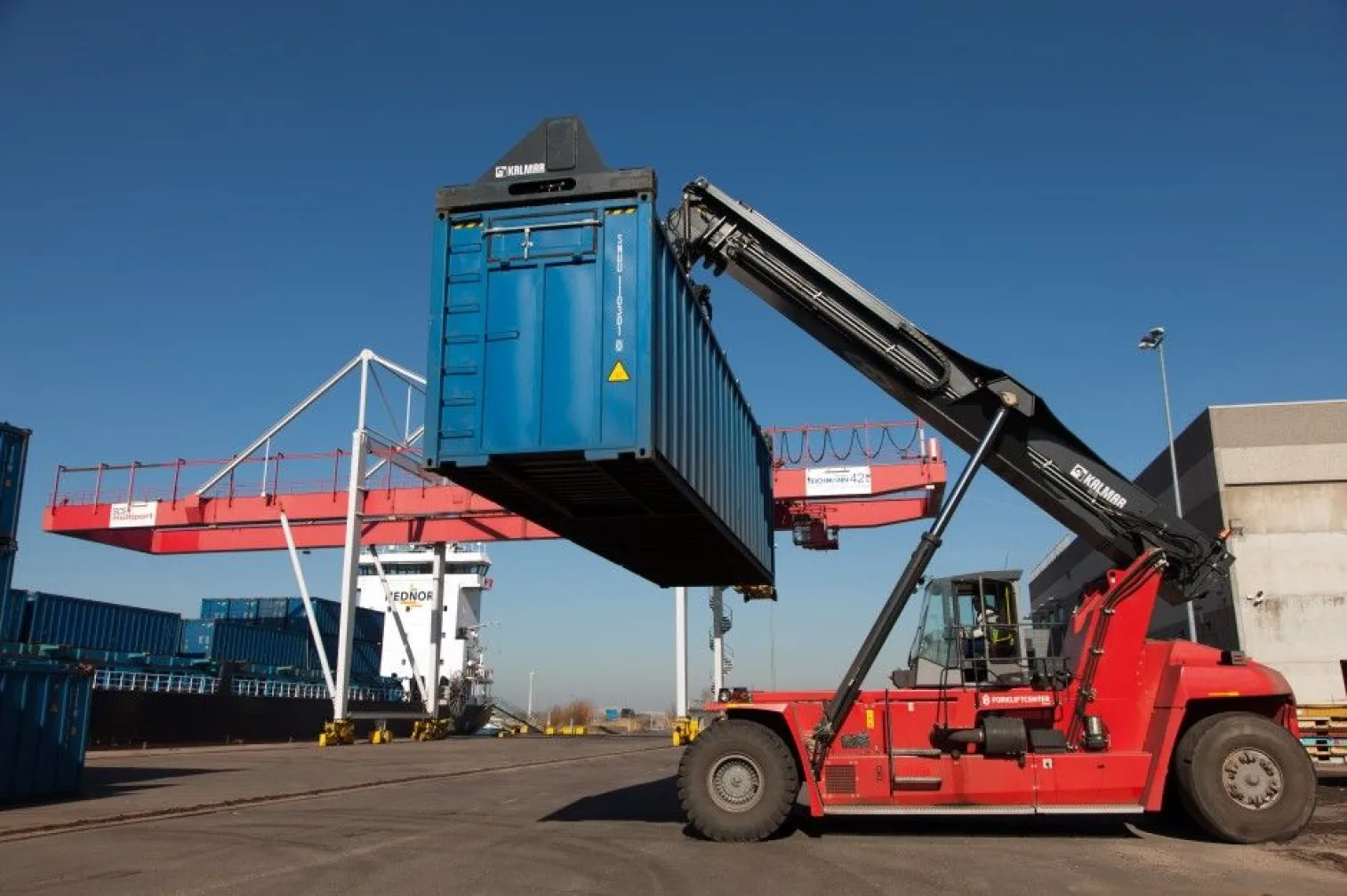 Stock of Used Kalmar Forklifts, Container Handlers, Reachstackers